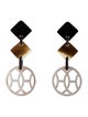 Hermès Horn Lift PM Drop Earrings