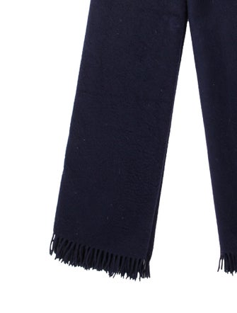 Hermès Cashmere Unie Brodee Throw Blanket