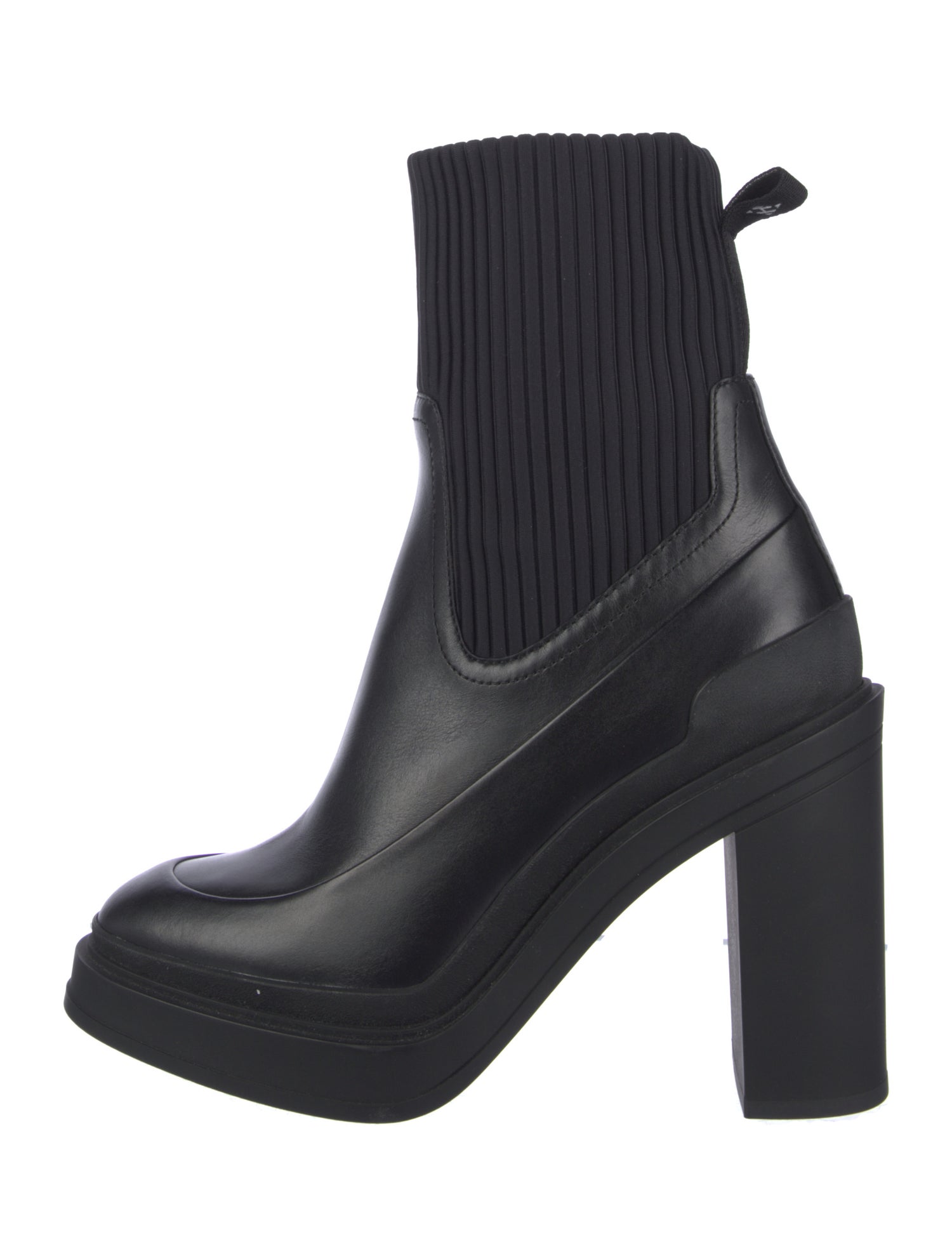 Hermès Vandale Leather Sock Boots