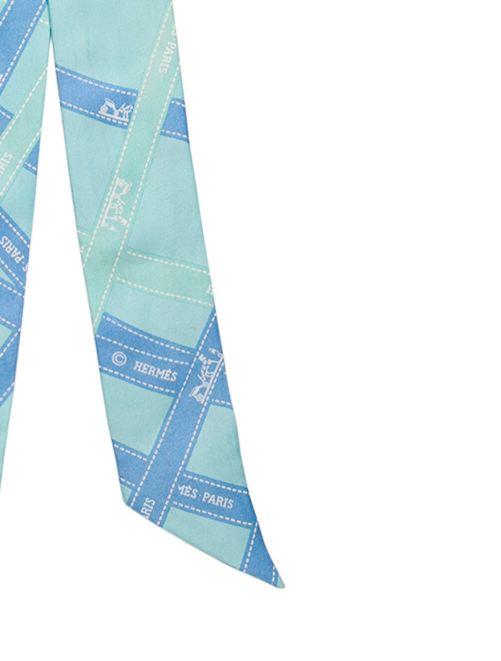 Hermès Bolduc Silk Twilly Scarf