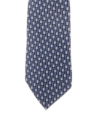 Hermès Silk Patterned Tie