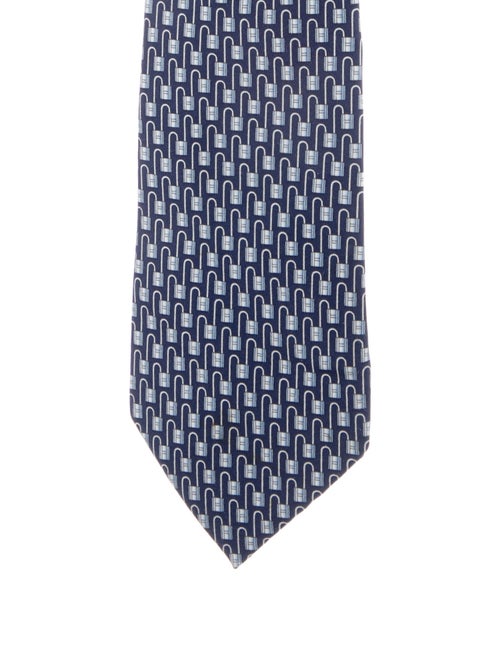 Hermès Silk Patterned Tie