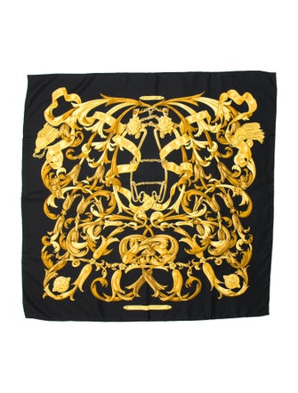 Hermès Le Mors "A La Conétable" Silk Scarf