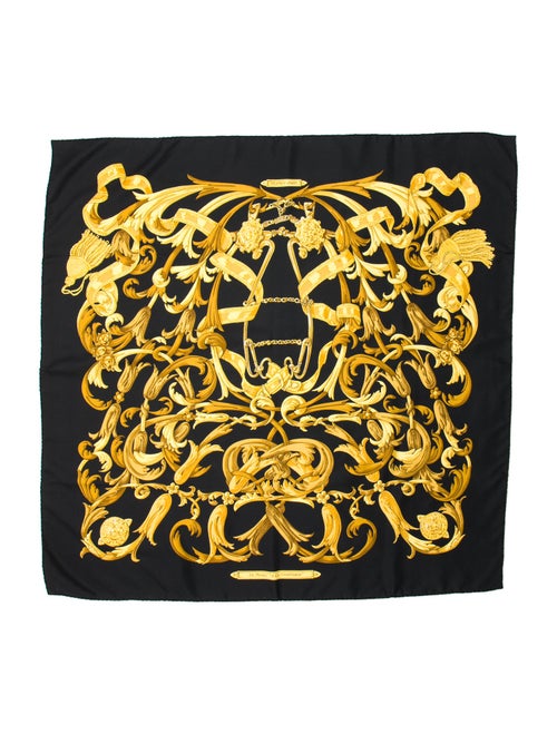 Hermès Le Mors "A La Conétable" Silk Scarf