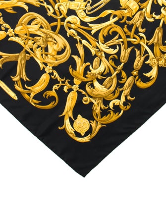 Hermès Le Mors "A La Conétable" Silk Scarf
