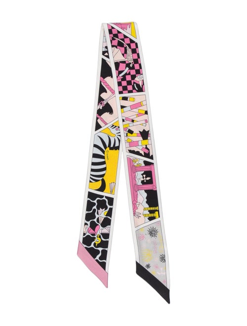 Hermès Factory Suite Silk Twilly Scarf