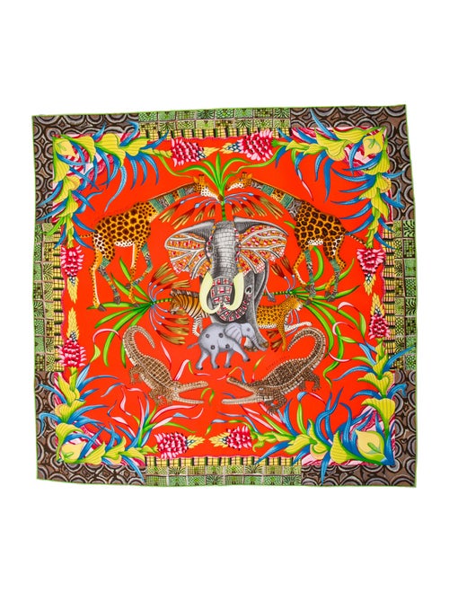 Hermès Marche du Zambeze Silk Scarf
