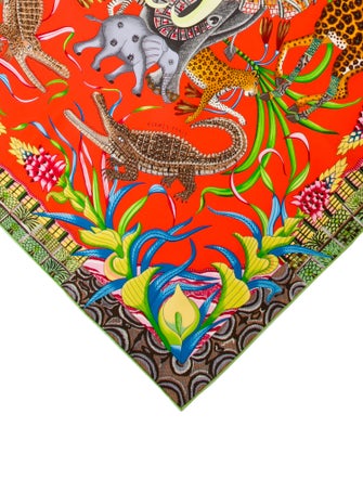 Hermès Marche du Zambeze Silk Scarf
