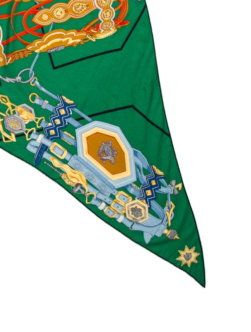 Hermès Hermès Brides et Destin Giant Cashmere Triangle Scarf Cashmere Scarf