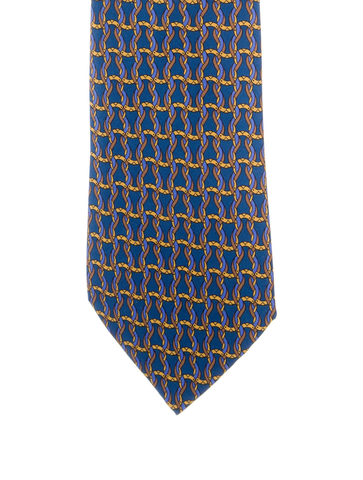 Hermès Silk Patterned Tie