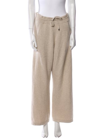 Hermès Cashmere Wide Leg Pants