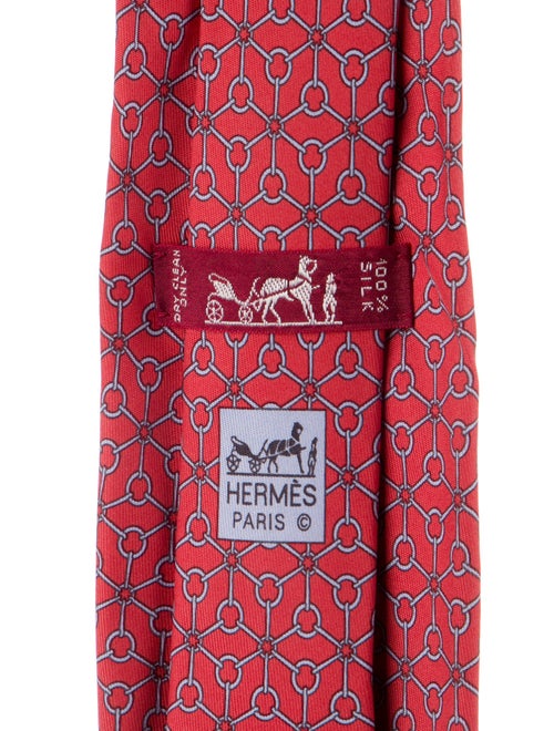 Hermès Silk Patterned Tie