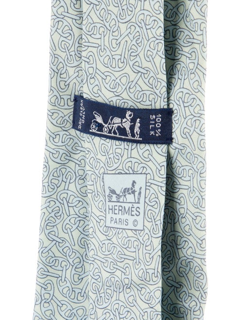 Hermès Silk Patterned Tie