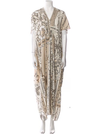 Hermès Silk Long Dress