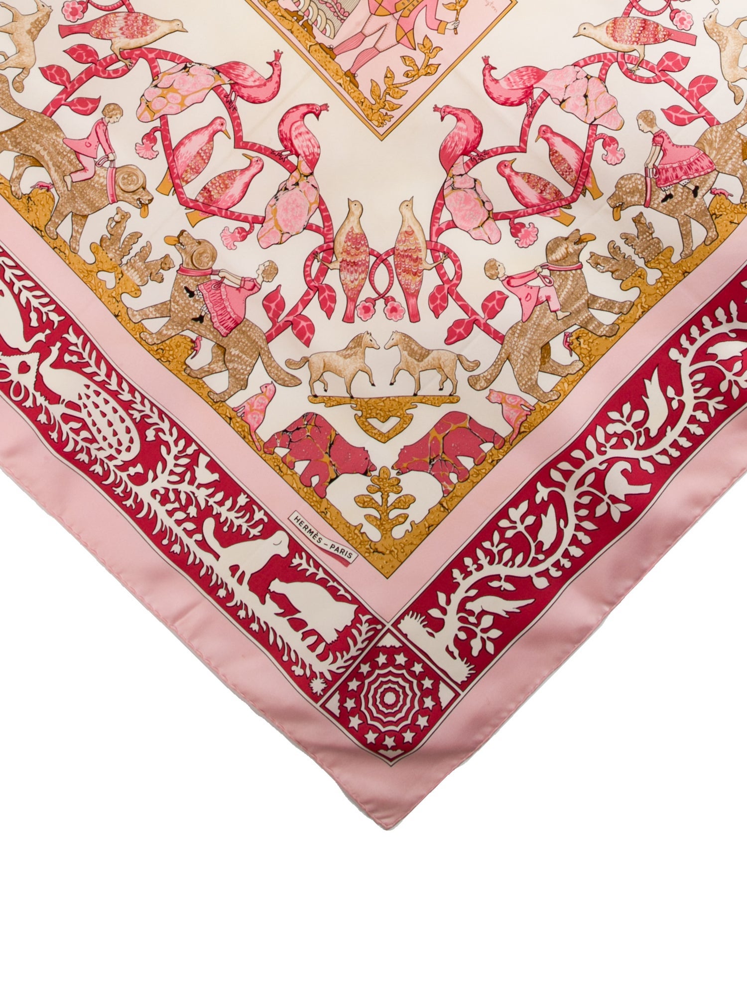 Hermès Early America Silk Scarf