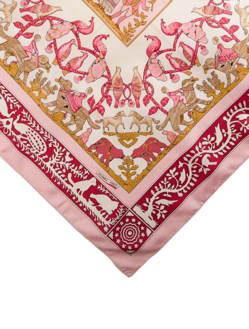 Hermès Early America Silk Scarf