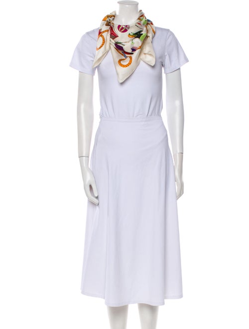 Hermès Les Folies du Ciel Silk Scarf