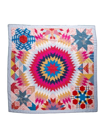 Hermès American Quilts Cashmere Shawl