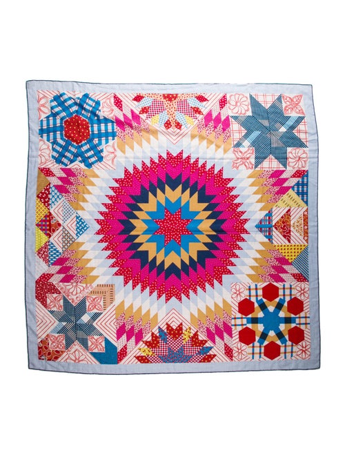 Hermès American Quilts Cashmere Shawl