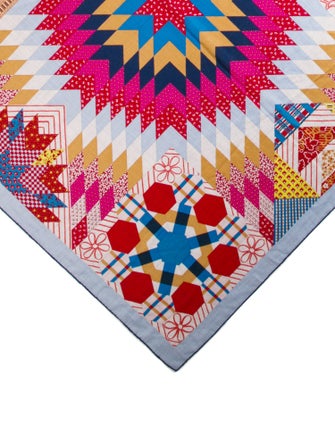 Hermès American Quilts Cashmere Shawl