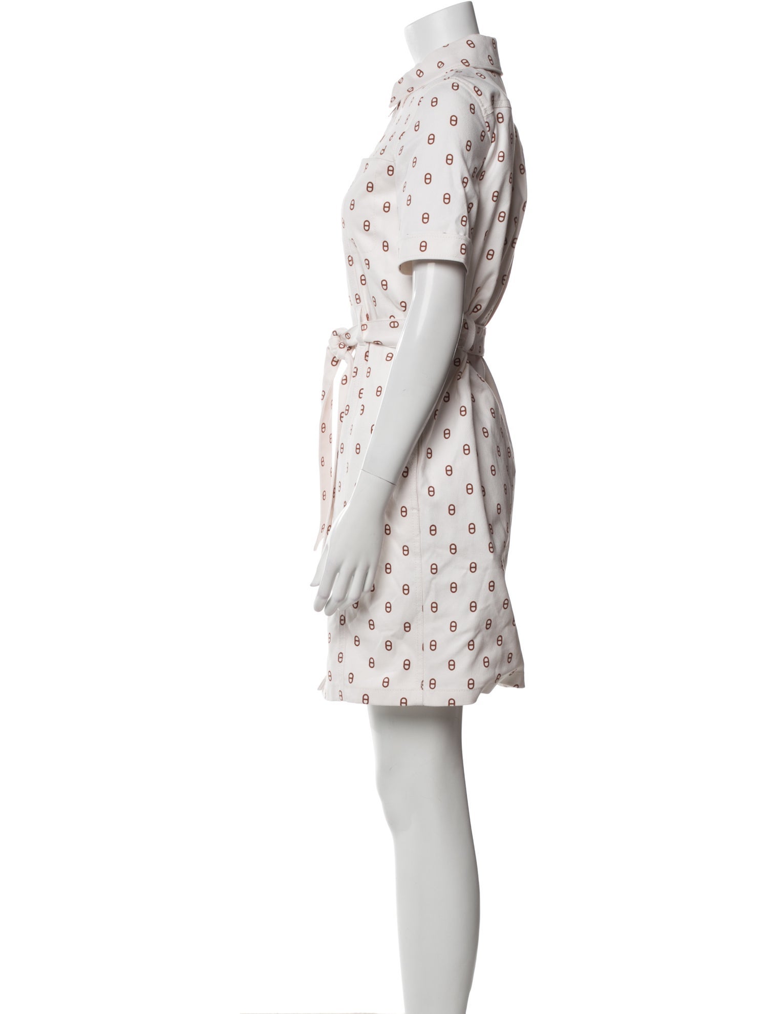 Hermès Printed Mini Dress