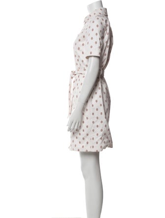 Hermès Printed Mini Dress