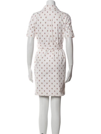 Hermès Printed Mini Dress