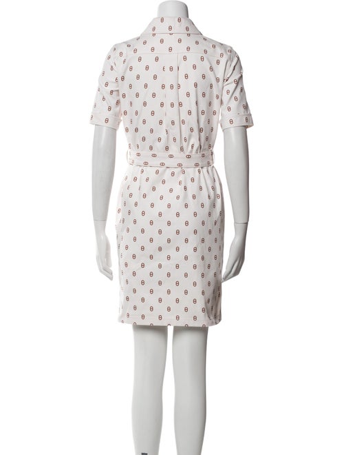 Hermès Printed Mini Dress