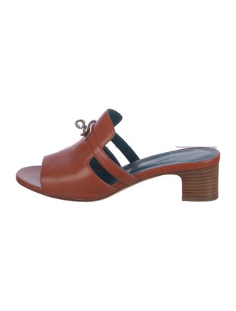 Hermès Candy Leather Slides