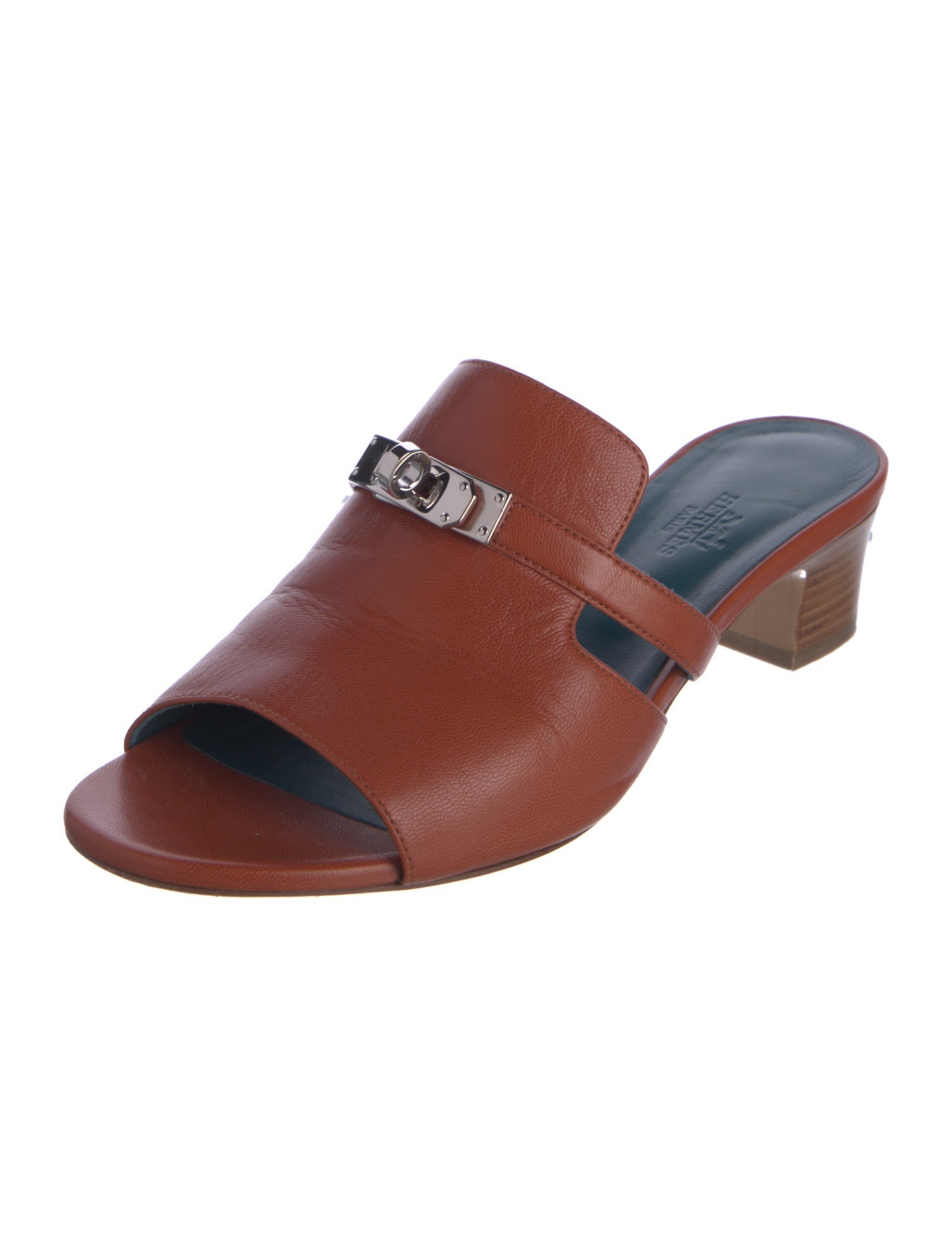 Hermès Candy Leather Slides