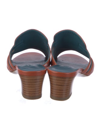 Hermès Candy Leather Slides