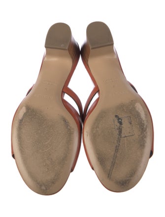 Hermès Candy Leather Slides