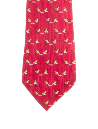 Hermès Patterned Tie