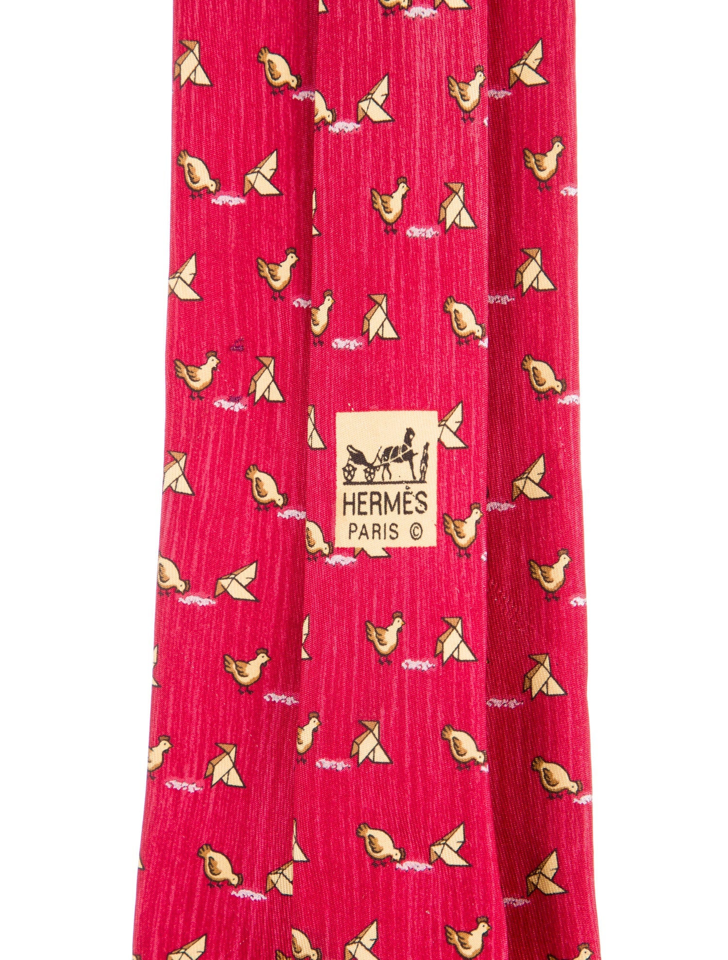 Hermès Patterned Tie