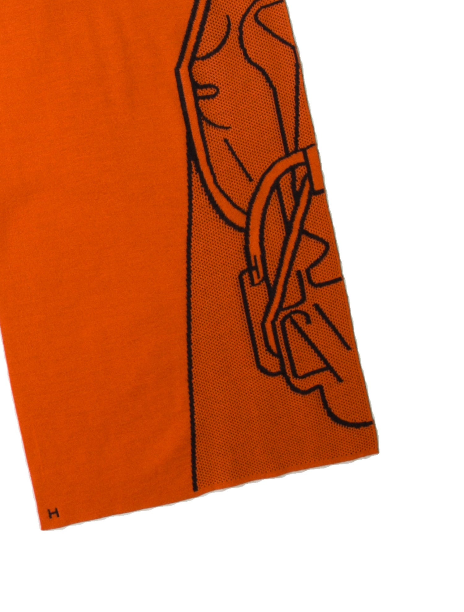 Hermès Aller-Retour Tete-a-Tete Equestre scarf Cashmere Scarf
