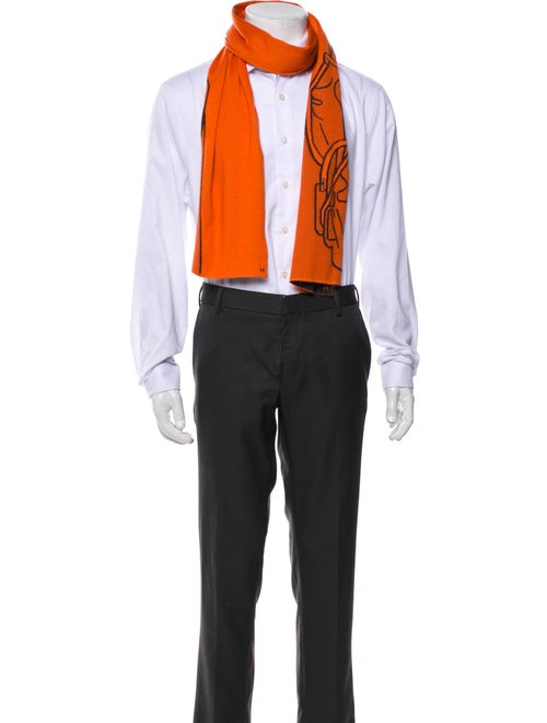 Hermès Aller-Retour Tete-a-Tete Equestre scarf Cashmere Scarf