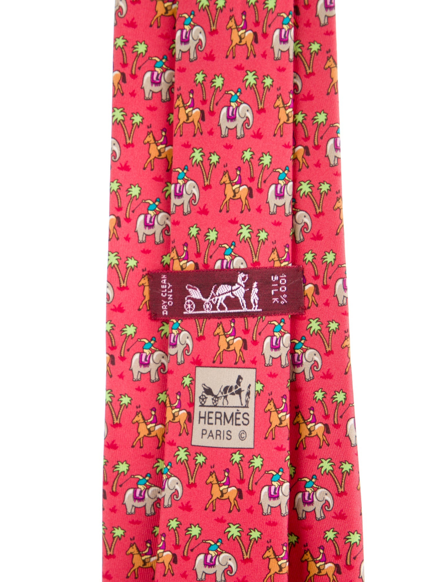Hermès Patterned Tie
