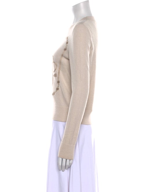 Hermès Virgin Wool Graphic Print Sweater