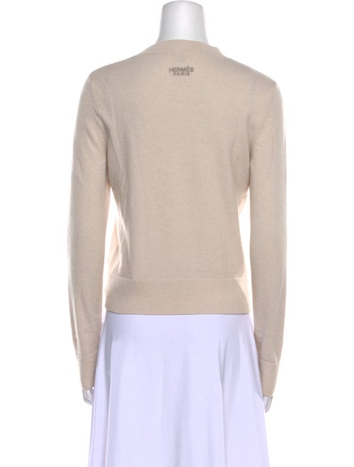 Hermès Virgin Wool Graphic Print Sweater