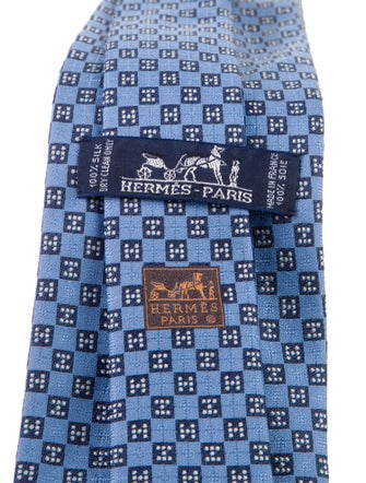 Hermès Pattern Print Tie