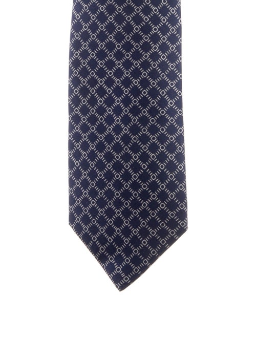 Hermès Pattern Print Tie