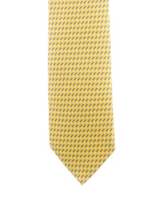 Hermès Pattern Print Tie