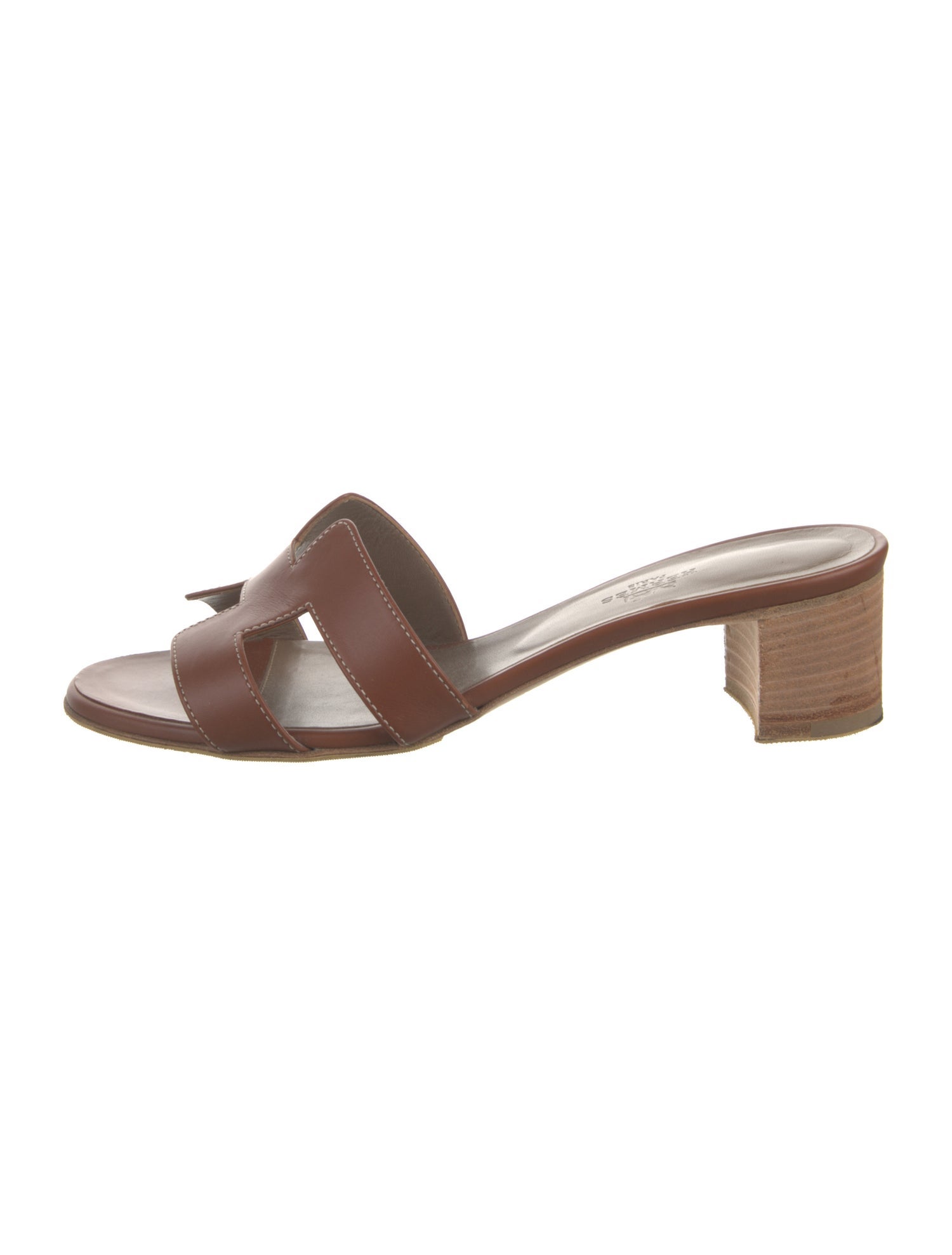 Hermès Oasis Leather Slides
