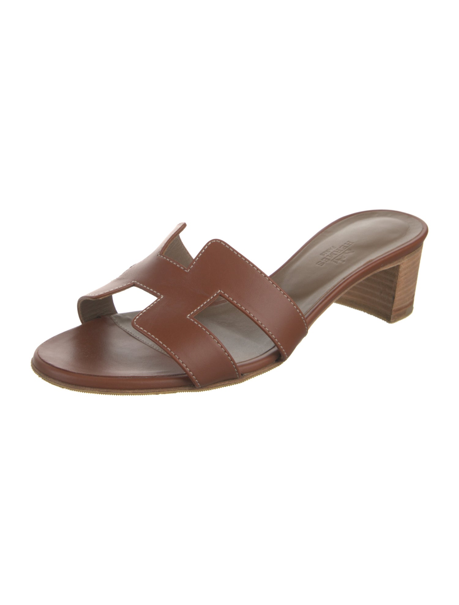 Hermès Oasis Leather Slides