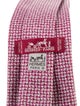 Hermès Patterned Silk Neck Tie