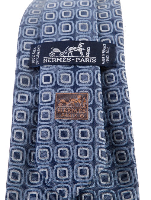 Hermès Pattern Print Tie