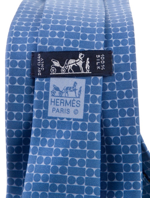 Hermès Patterned Tie