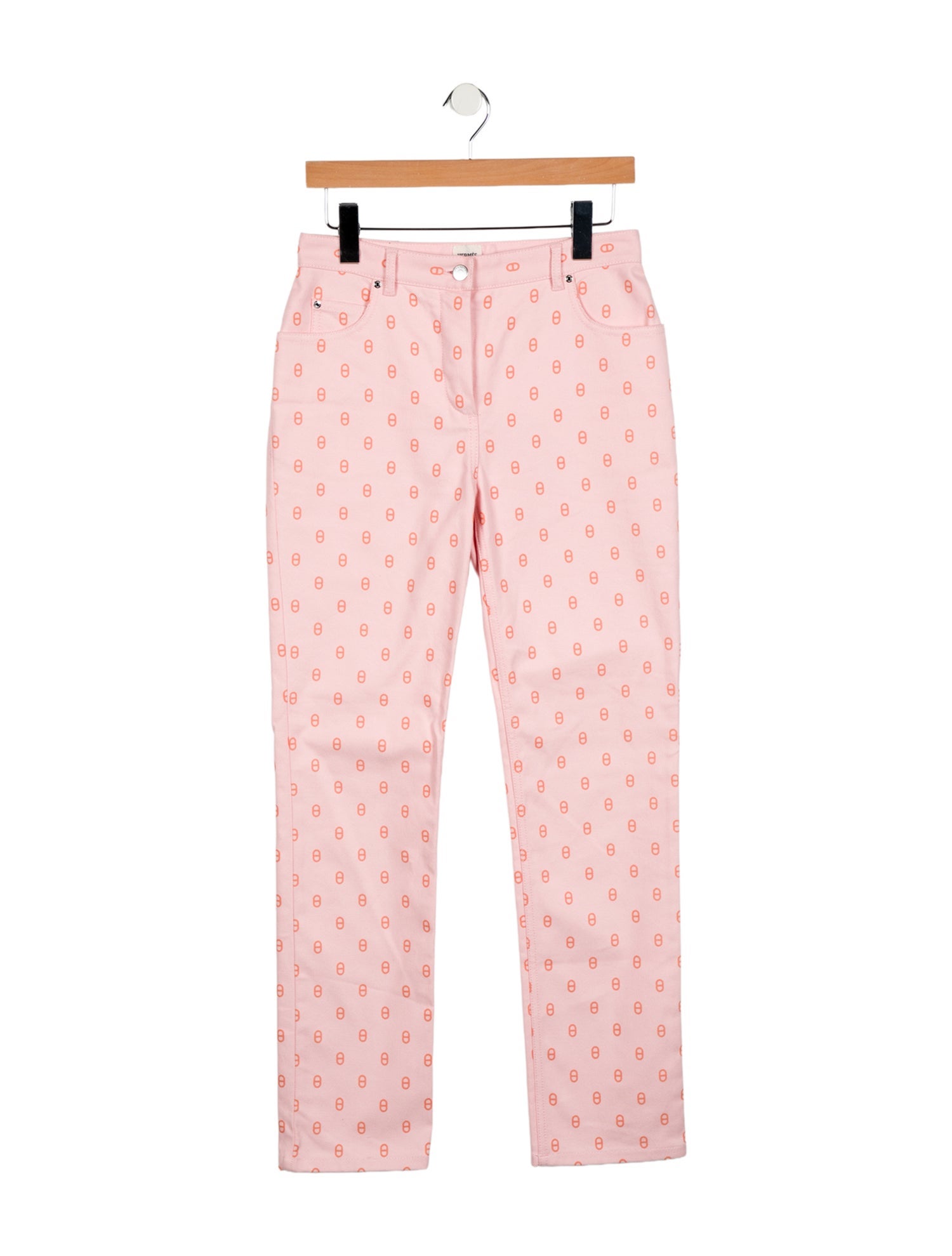 Hermès Mid-Rise Straight Leg Jeans