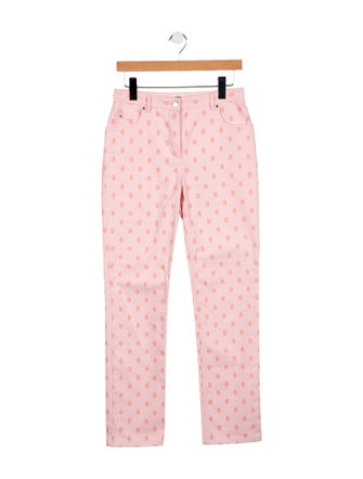 Hermès Mid-Rise Straight Leg Jeans