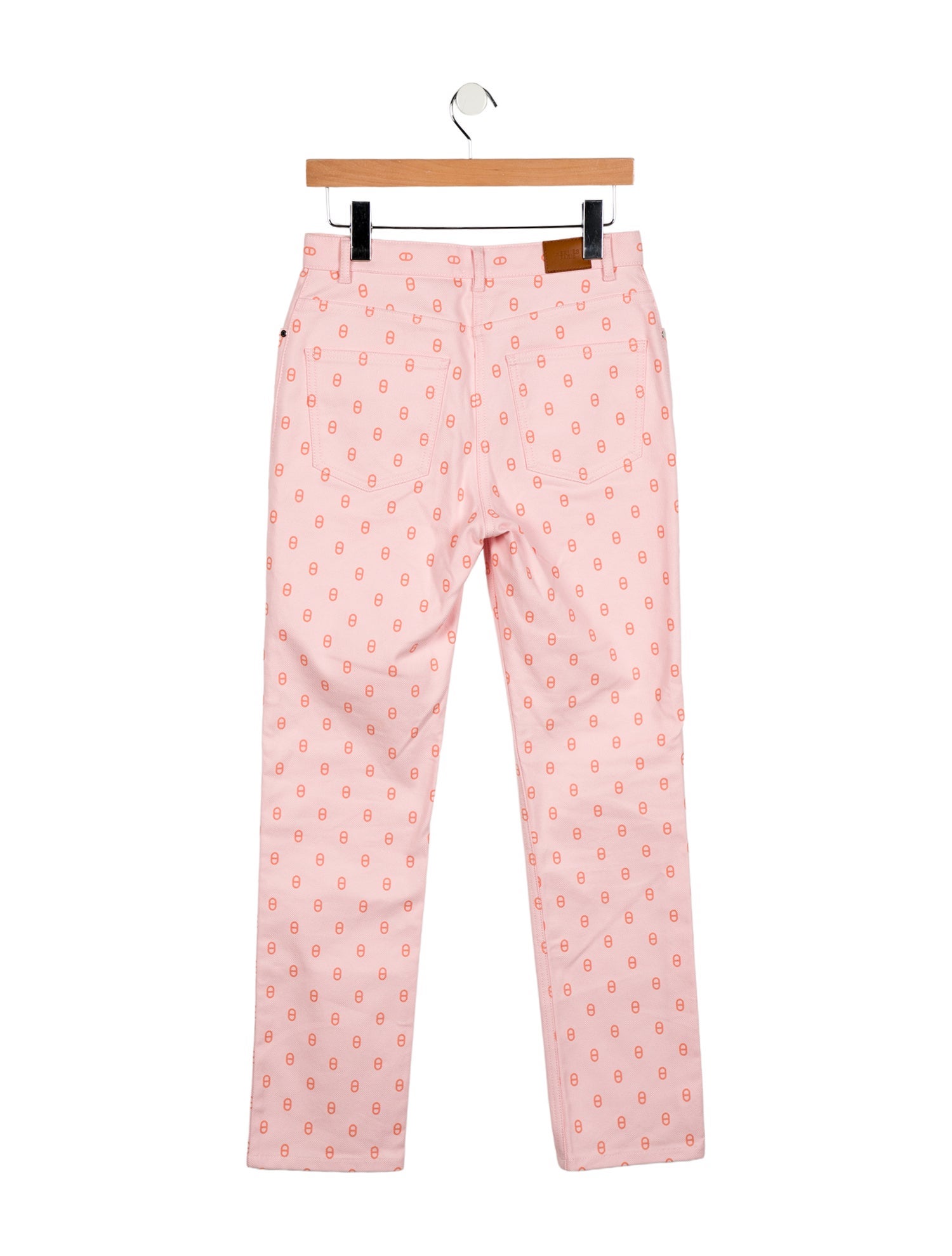 Hermès Mid-Rise Straight Leg Jeans